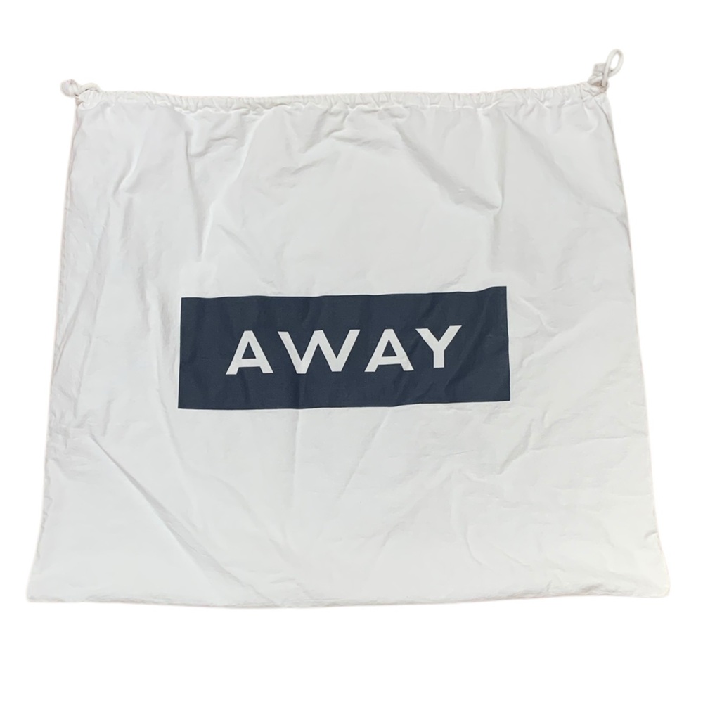 AWAY canvas draw string dust bag roughly 22.5 x 26